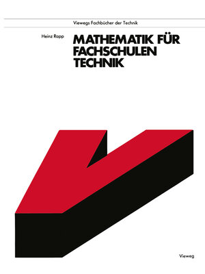 cover image of Mathematik für Fachschulen Technik